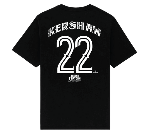 Clayton Kershaw - LA Dodgers x MC Black T-Shirt